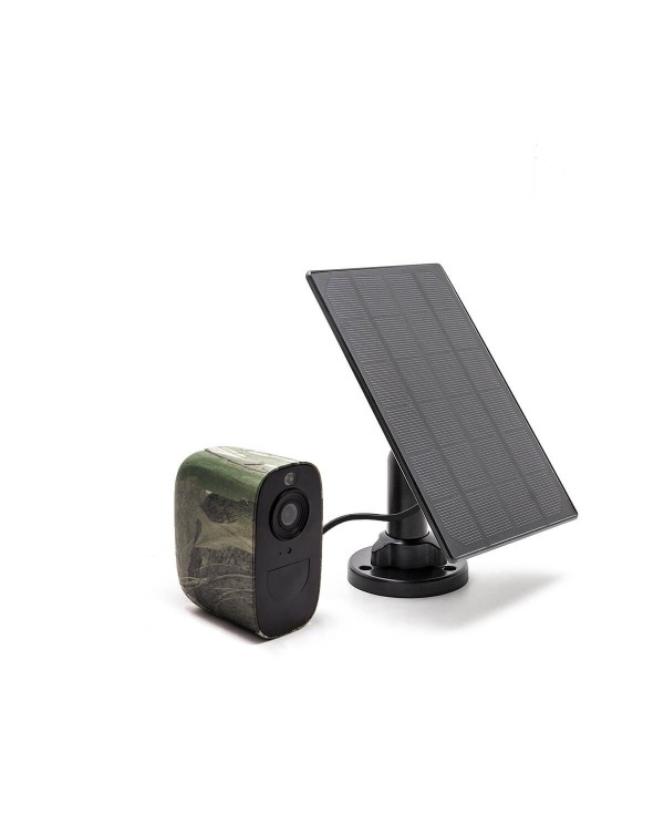 Smart caméra solaire 4G camouflage UHD 2K vision nocturne invisible 128Go très longue autonomie detection mouvement et humaine
