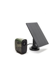 Smart caméra solaire 4G camouflage UHD 2K vision nocturne invisible 128Go très longue autonomie detection mouvement et humaine