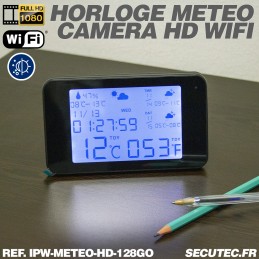 Station météo caméra espion WIFI détection de mouvement