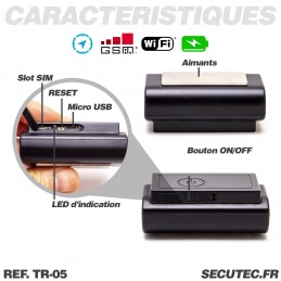 BALISE GPS TEMPS RÉEL CONNEXION OBD2 SANS ABONNEMENT [ SECUTEC.FR ] 