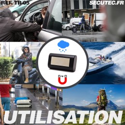 TR-05 - Mini balise GPS GSM WIFI longue autonomie waterproof sans abonnement  ecoute a distance
