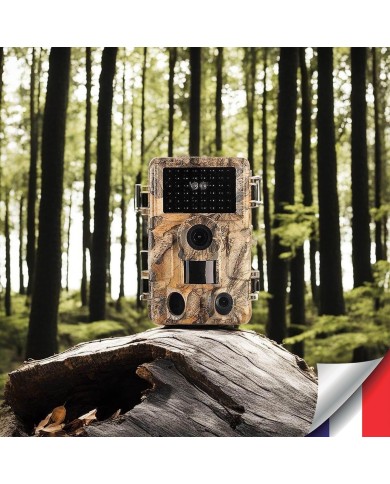 Camera de chasse autonome photo 48 Mpx vidéo audio Full HD vision nocturne invisible étanche IP66 pour la surveillance en extéri