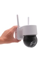 Kit de 4 caméras pilotable solaires WiFi UHD 2K 4MP infrarouge detection humaine 128Go