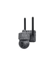 Caméra camouflage pilotable solaire WiFi UHD 2K 4Mpx alerte sirène waterproof infrarouge détection de mouvement 128Go (inclus)