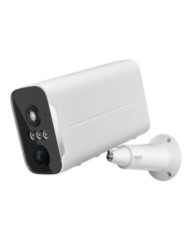 Camera blanche WIFI Ultra HD 4MP 2K vision nocturne invisible ultra longue autonomie detection humaine