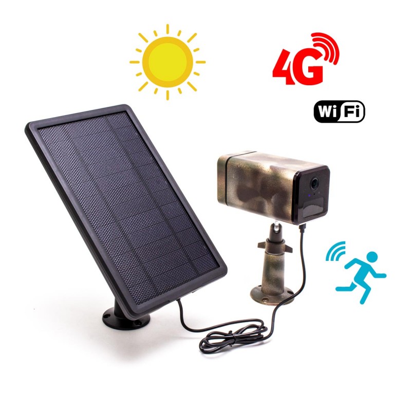 Caméra 3G / 4G / WIFI solaire - Caméra Solaire