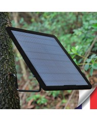 Panneau solaire 10W couleur noire multitension compatible toutes caméras très longue autonomie batterie 25A