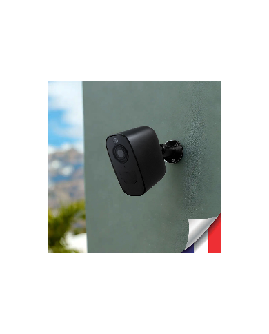 Caméra 4G noire 2K infrarouge invisible batterie très longue autonomie detection humaine et mouvement 128Go