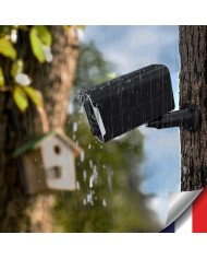 Caméra 4G noire 2K infrarouge invisible batterie ultra longue autonomie détection de mouvement et humaine 128Go