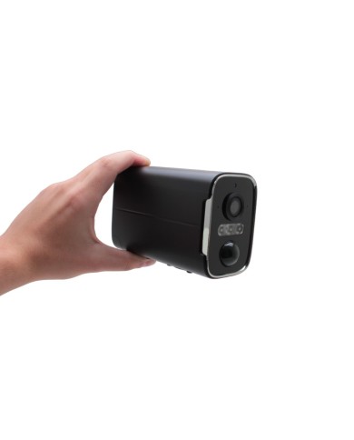 Caméra 4G noire 2K infrarouge invisible batterie ultra longue autonomie détection de mouvement et humaine 128Go