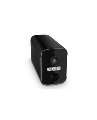 Caméra 4G noire 2K infrarouge invisible batterie ultra longue autonomie détection de mouvement et humaine 128Go