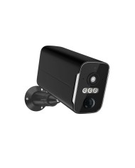 Caméra 4G noire 2K infrarouge invisible batterie ultra longue autonomie détection de mouvement et humaine 128Go