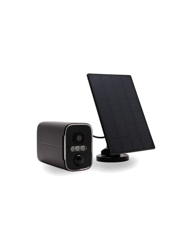 Camera noire WiFi solaire UHD 2K infrarouge invisible ultra longue autonomie detection de mouvement et humaine 128Go