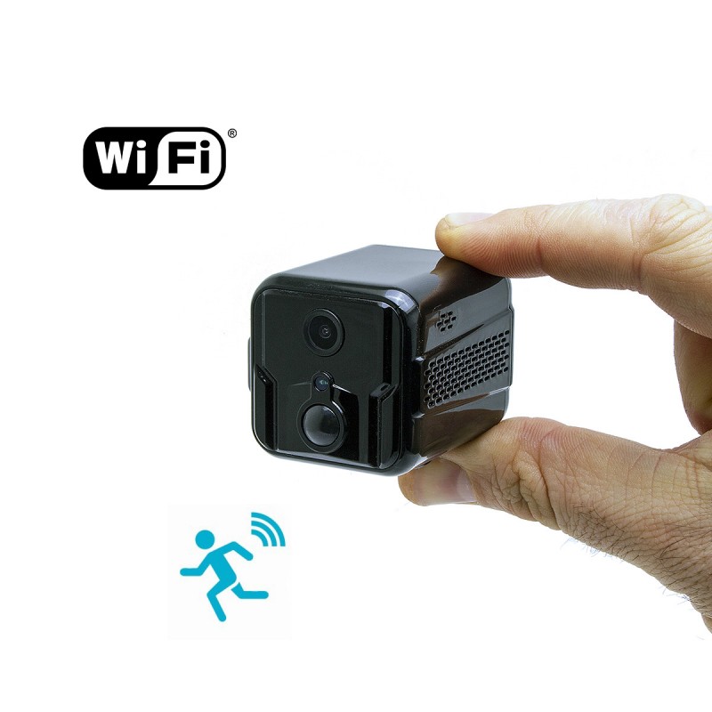 Cablelera Mini Camera Espion, 1080P Caméra de Surveillance sans Fil avec  Enregistrement WiFi Longue Batteries Micro Cachée Détection Mouvement et  Vision Nocturne Spy Cam, S : : High-Tech