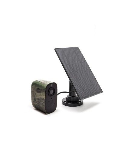 Caméra camouflage solaire WiFi 2K IR invisible très longue autonomie détection de mouvement et humaine 128Go