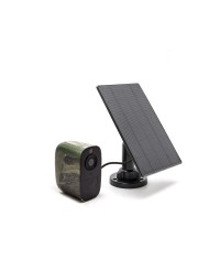 Caméra camouflage solaire WiFi 2K IR invisible très longue autonomie détection de mouvement et humaine 128Go