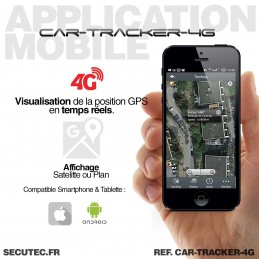 Mini traceur GPS portable localisation SMS détection mouvement