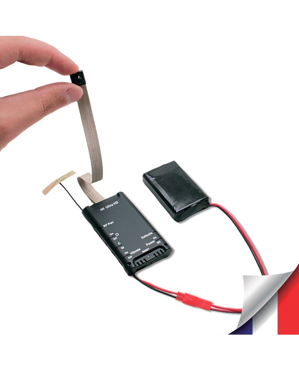Micro caméra UHD 4K WiFi à intégrer enregistrement continu et détection de mouvement avec télécommande 128Go