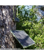 Kit vidéosurveillance 3G 4G autonome solaire camouflage avec 3 caméras