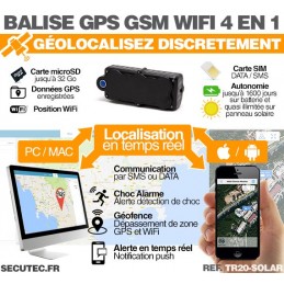 Traceur GPS 3G wifi surpuissant Mémoire Non-inclus Batterie 5000 mAh