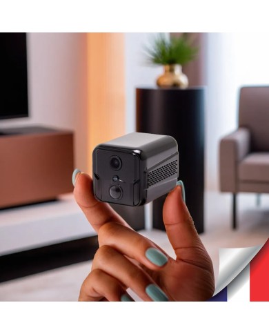 Micro caméra espion WiFi HD 1080P longue autonomie détection IR invisible