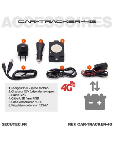 Balise GPS, tracker espion, Traceur GPS temps réel