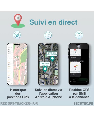 Balise GPS 4G ultra longue autonomie 4 ans maximum