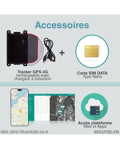 Balise GPS 4G ultra longue autonomie 4 ans maximum