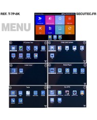 Testeur et scanner de caméra 8K max avec écran tactile 7 pouces
