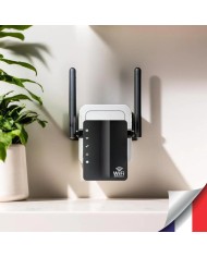 Répéteur WiFi caméra cachée IP WiFi détection de mouvement écoute à distance carte mémoire 128Go